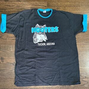 Fruit of the Loom Black and Blue Short Sleeve Tee